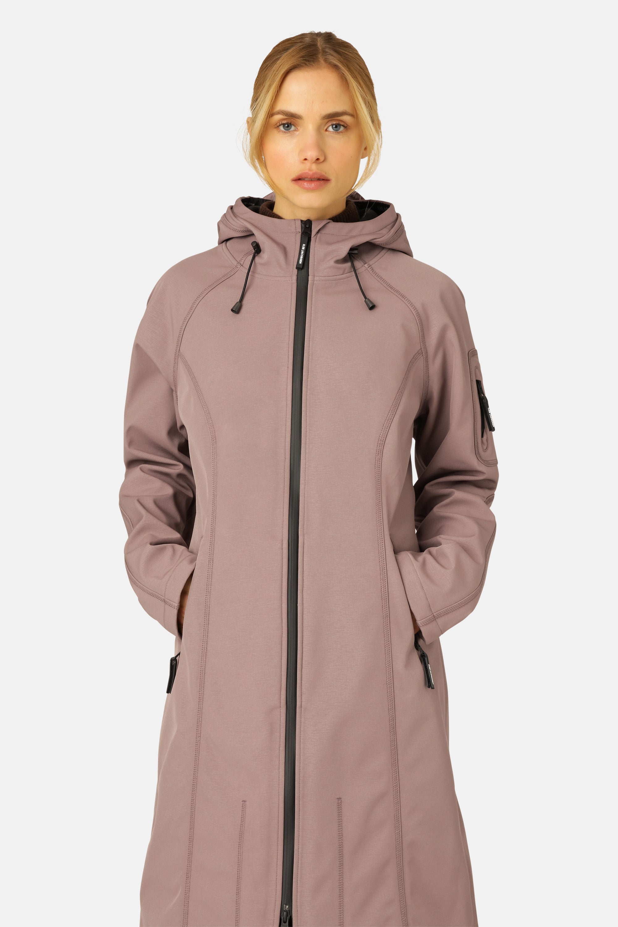 Ilse Jacobsen Hornbæk Rain Langer Regenmantel Raincoat 548 Old Lavender
